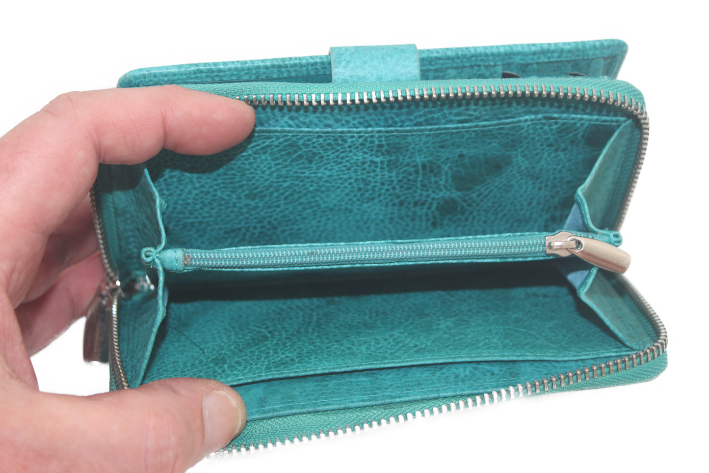 OI Rits portemonnee Halflang 477 Turquoise