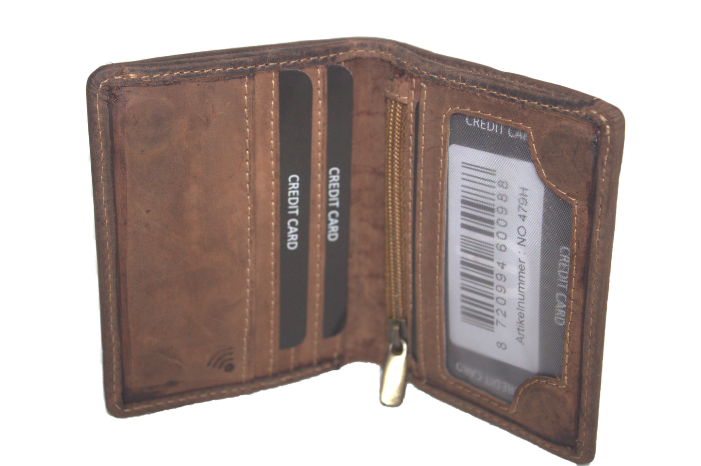 OI creditcardmapje met ruimte voor biljetten en kleingeld 479H