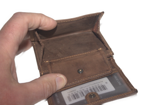 Minibeursje klein beursje geschikt voor kleingeld en biljetten en enkele pasjes 486H