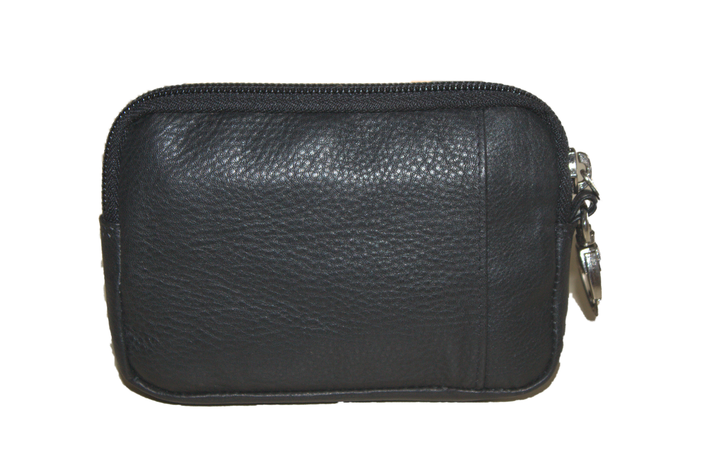 Creditcardhouder sleutelbeursje met ruimte voor kleingeld en biljetten. zwart 515