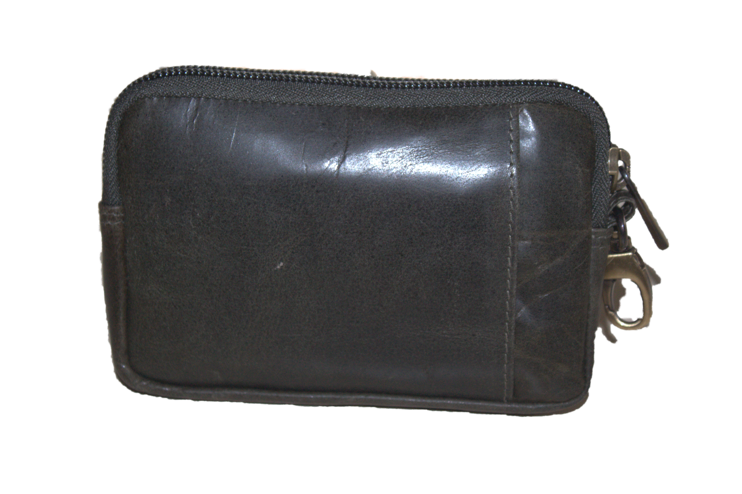 Creditcardhouder sleutelbeursje met ruimte voor kleingeld en biljetten. Groen 515NR green