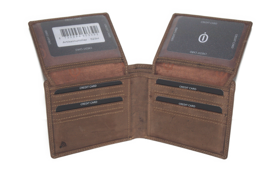 Billfold voor biljetten en veel cards 523H