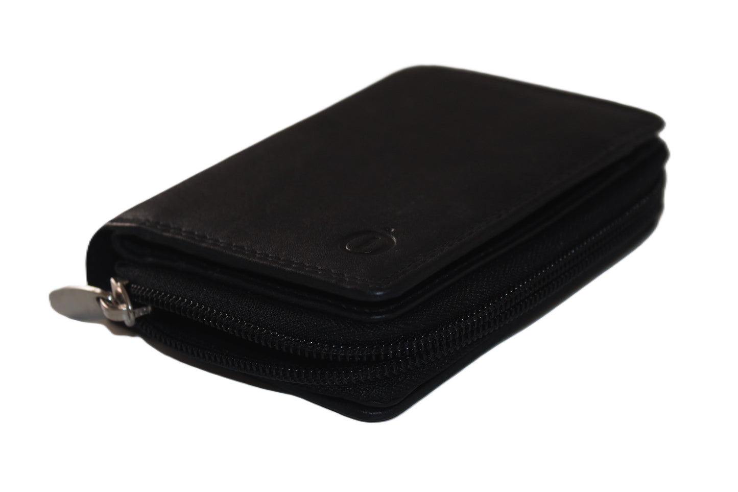 Ritsportemonnee luxe zwart 539