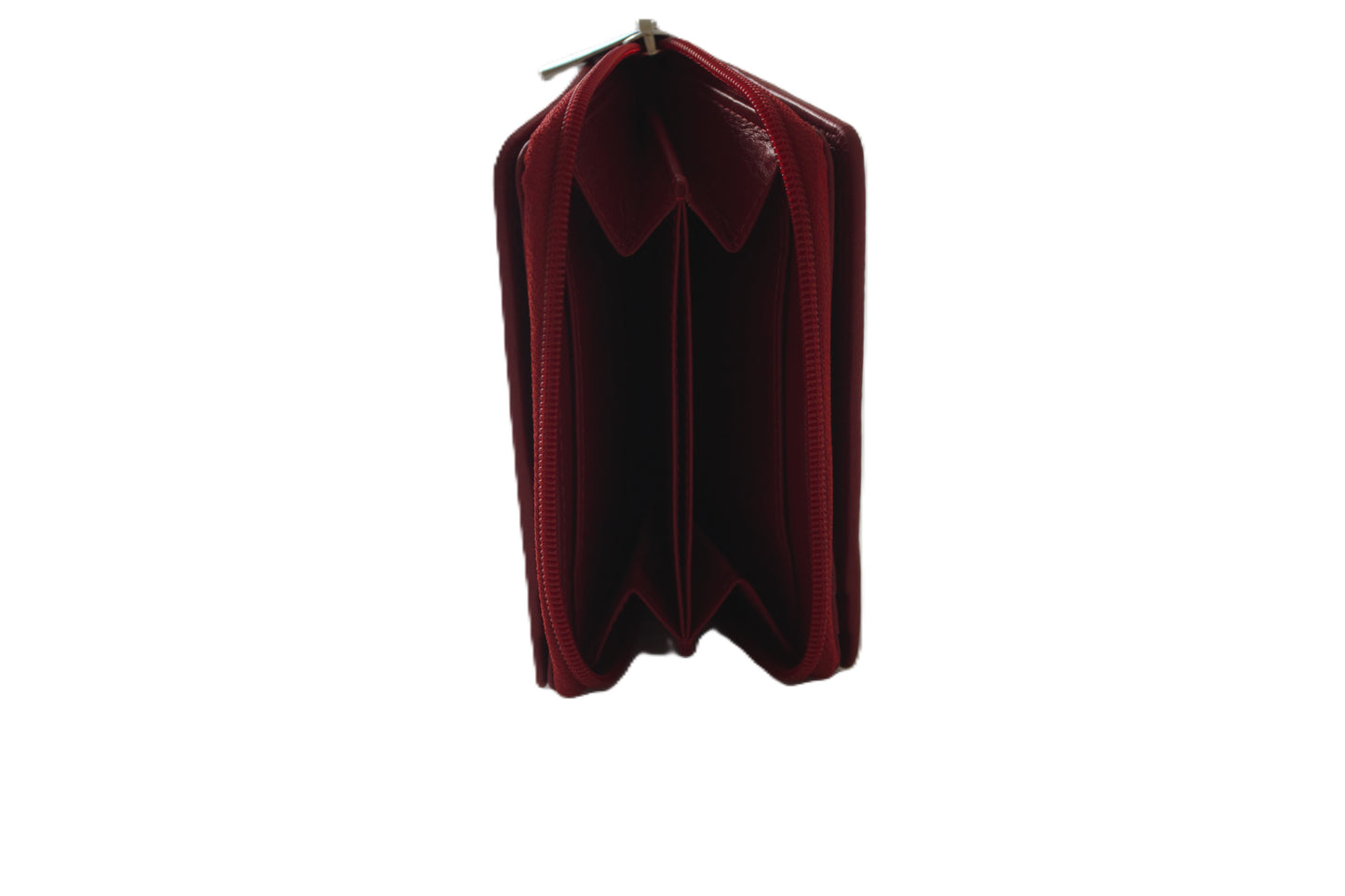 Ritsportemonnee luxe Rood 539R