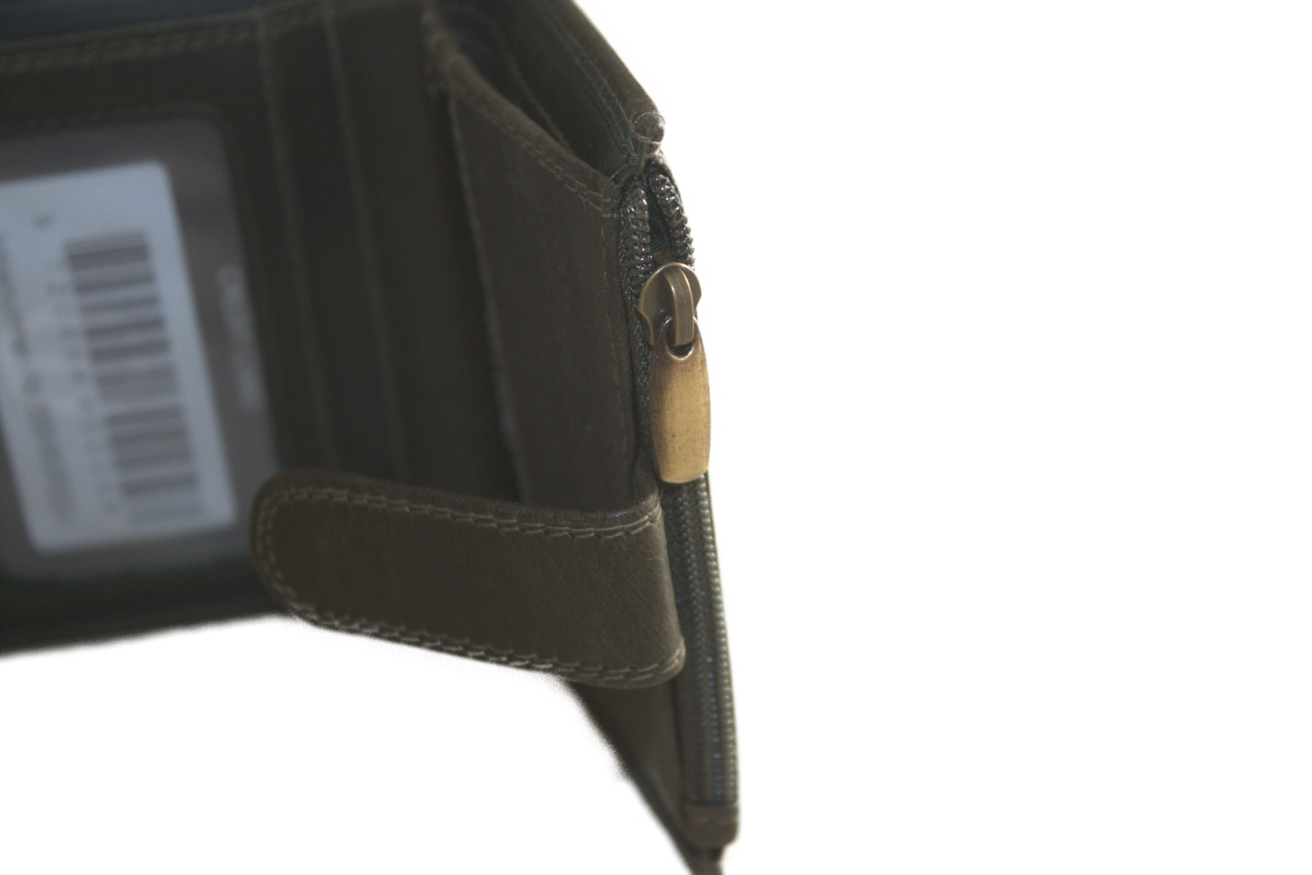 Damesportemonnee met ritsje voor kleingeld 558NR Groen