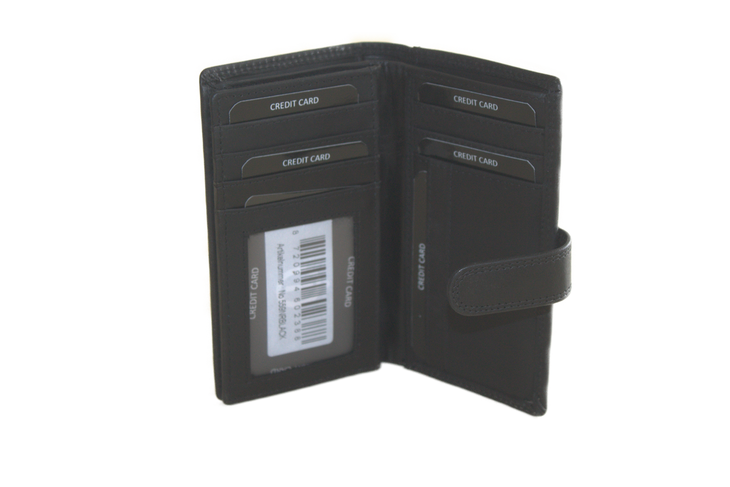 Creditcardhouder/ portemonnee hoog 559NR Black
