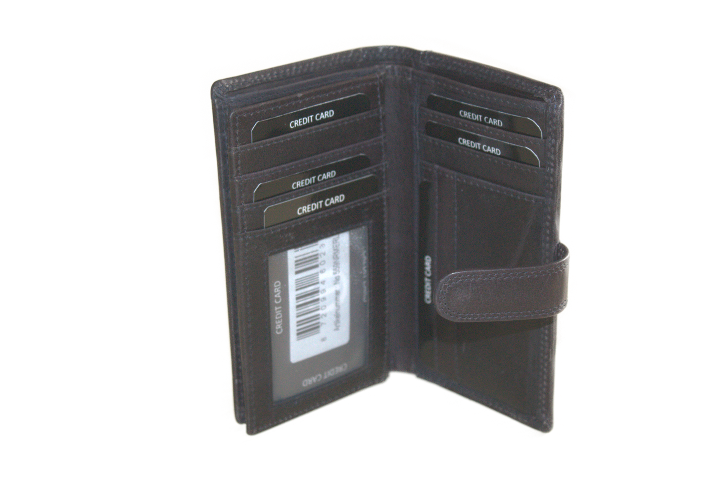 Creditcardhouder/ portemonnee hoog 559NR Donker blauw