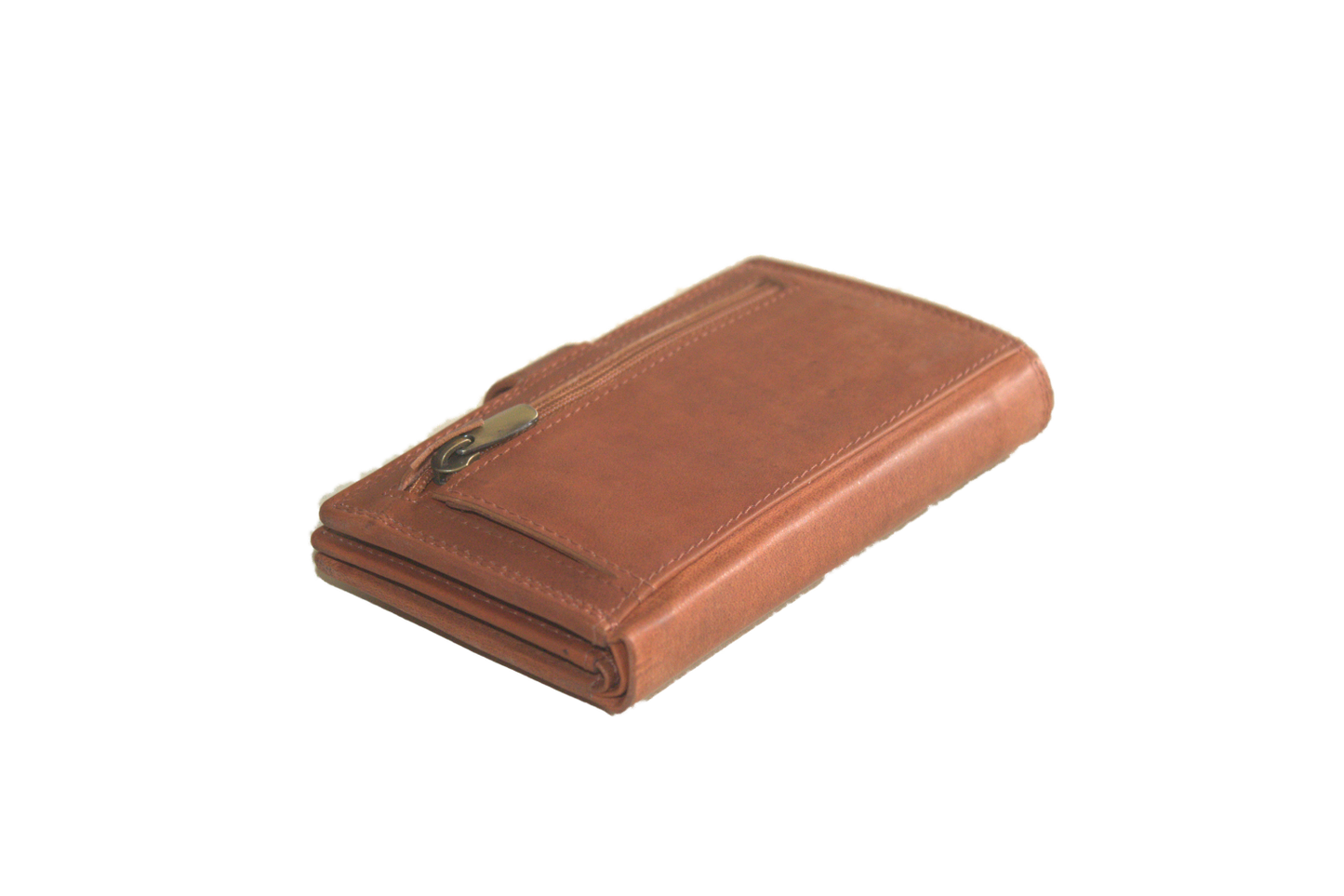 Creditcardhouder/ portemonnee hoog 559NR Cognac