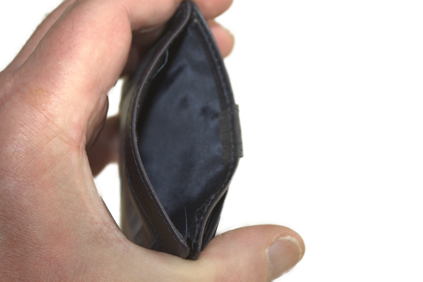 Creditcard houder Pasjeshouder met ruimte voor biljetten 2x vouwen Donker blauw 561NR donkerblauw