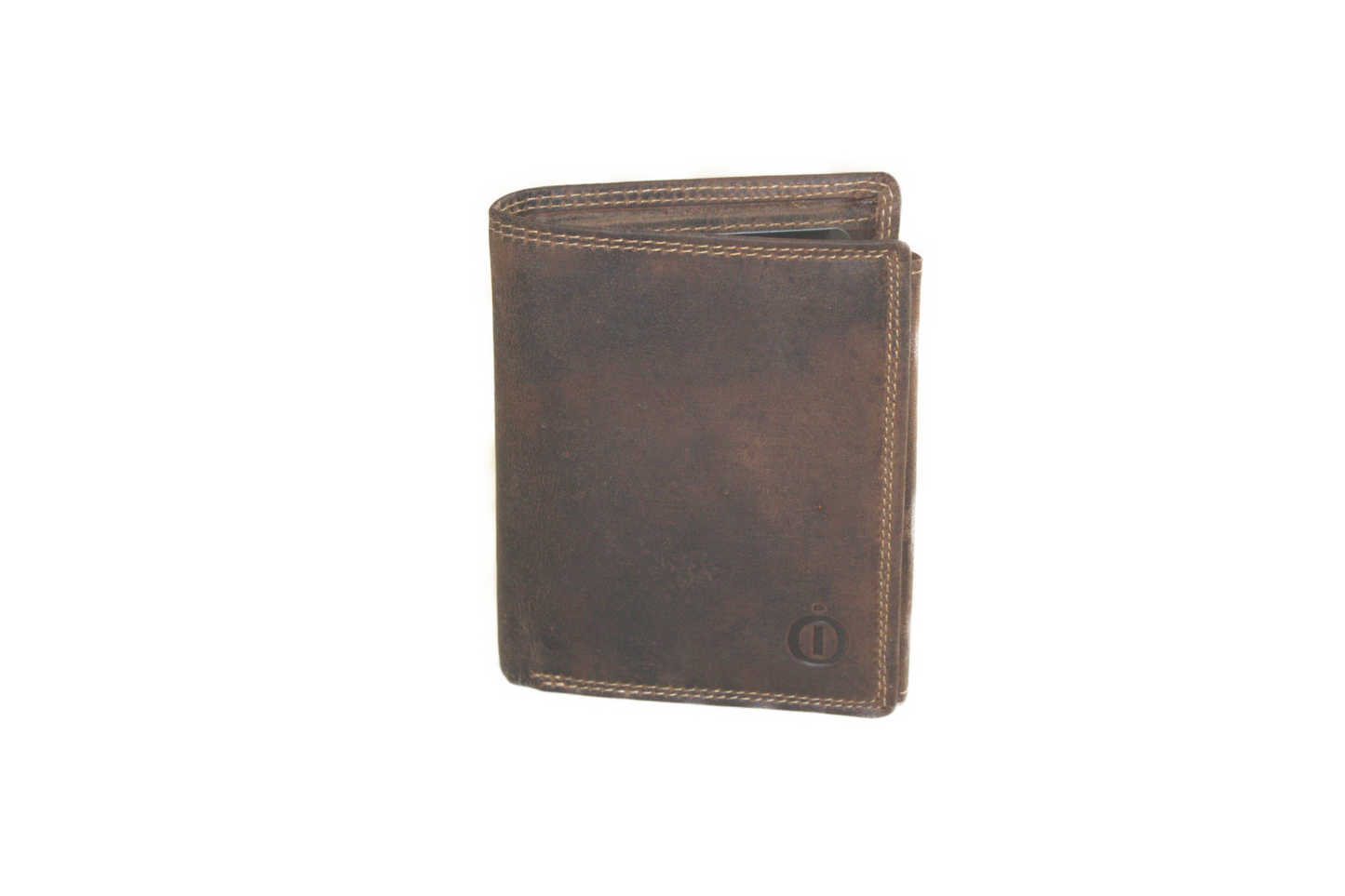 Kleine billfold / Creditcard houder / Pasjeshouder met ruimte voor biljetten.Hunter563H Hunter bruin