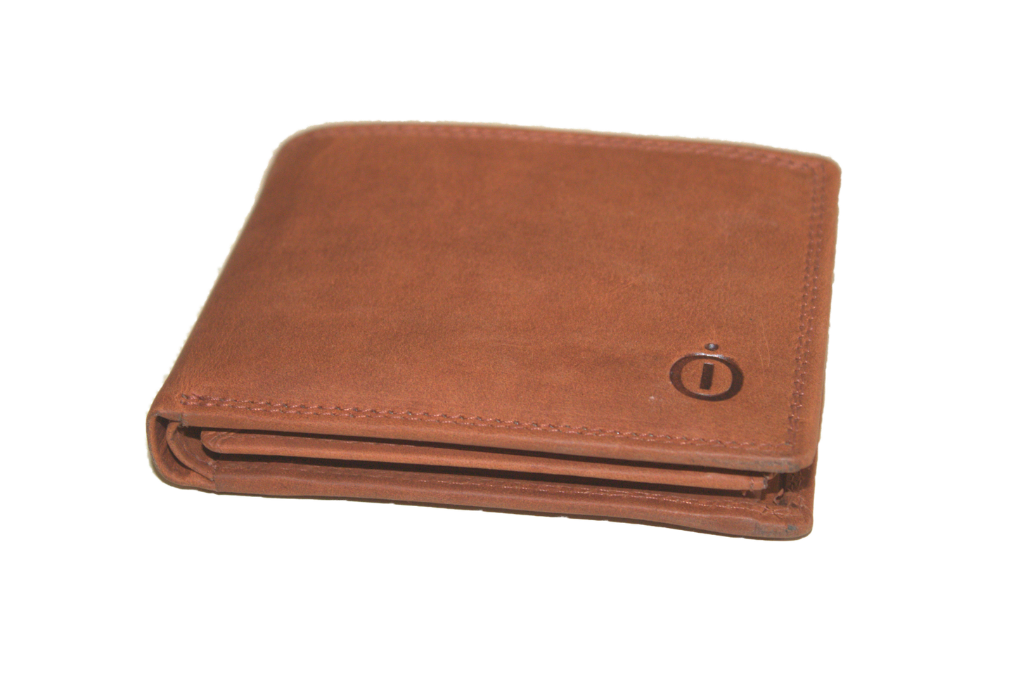 OI Billfold klein klep naar links 564 cognac
