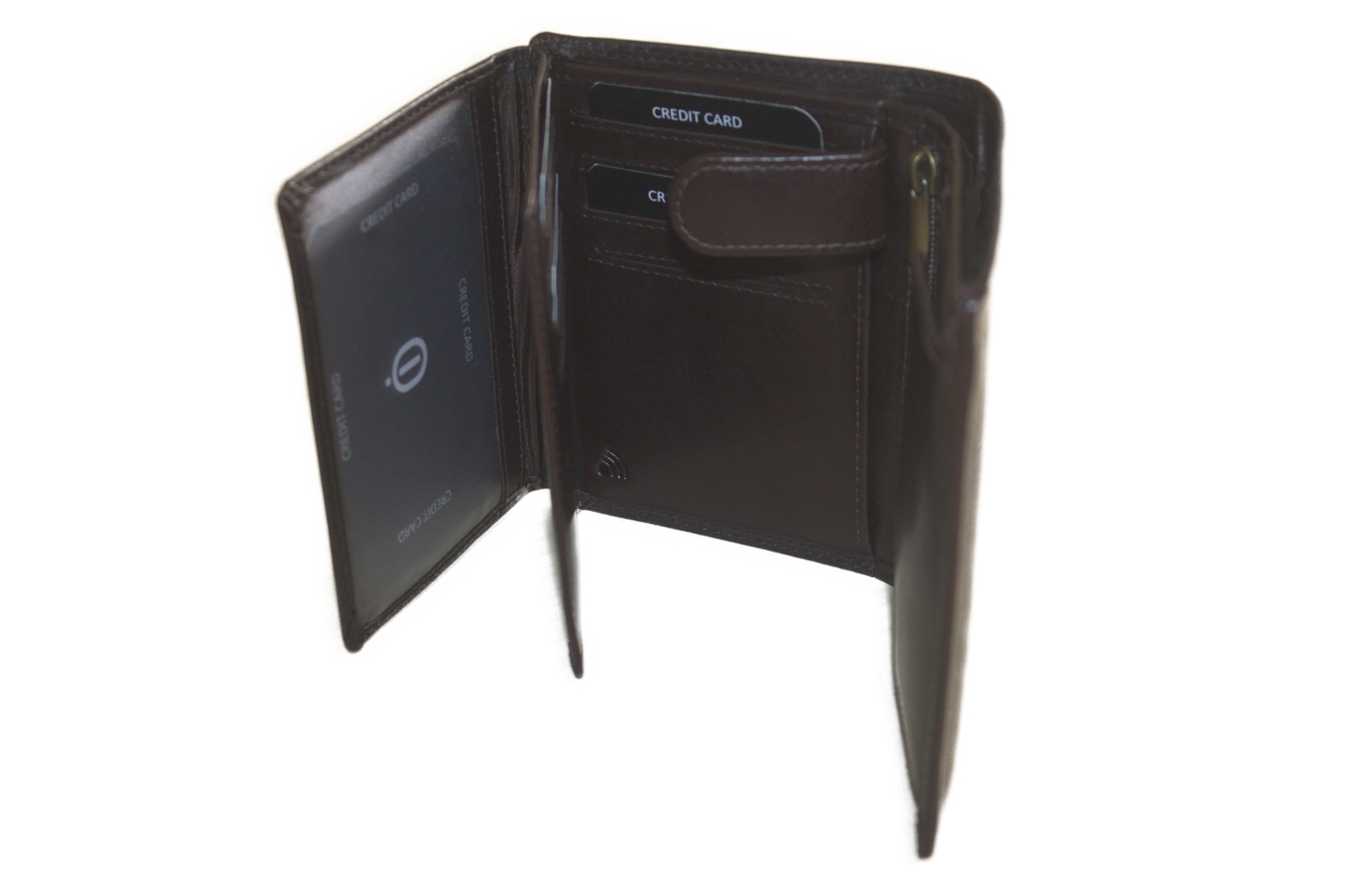 OI Billfold Hoog het bekende model Bruin 566NRbrown