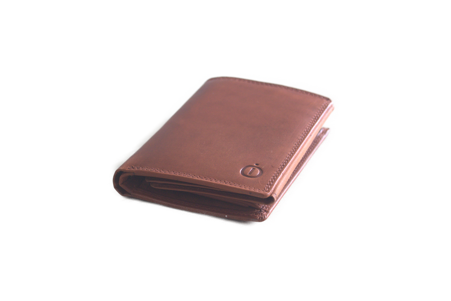 OI Billfold Hoog het bekende model Cognac 566NRorange