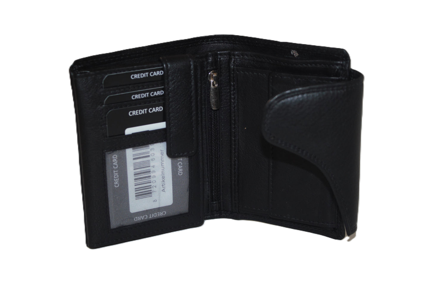 Luxe hoge billfold met sluiting anti skim 567