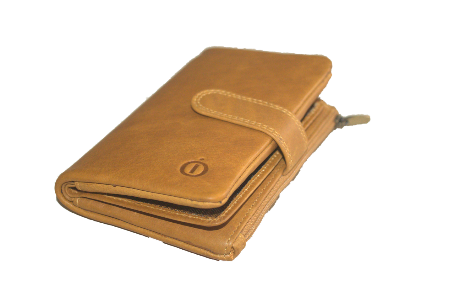 Dames portemonnee soft leder 721OW Mosterd