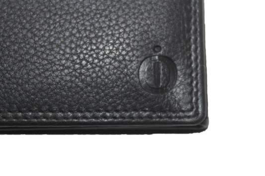 OI Heren billfold laag 17 pasjes zwart / anti skim 111