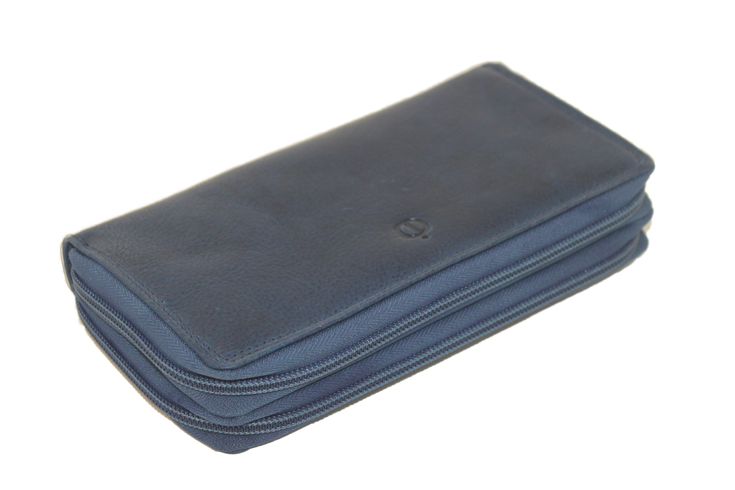 OI Dubbele rits portemonnee XL 405 Blauw