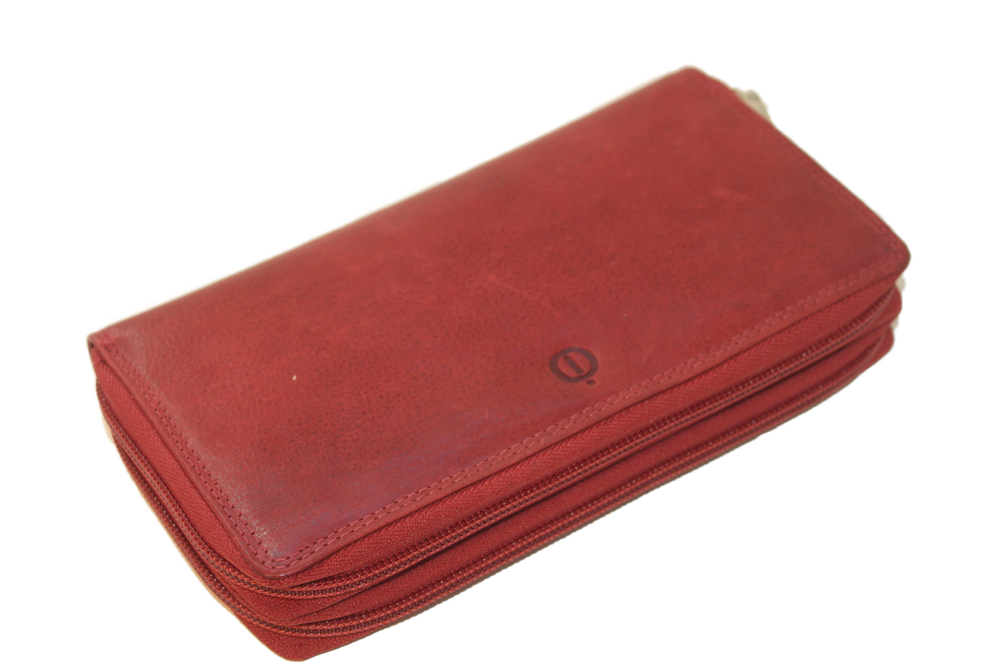 OI Dubbele rits portemonnee XL 405 Rood