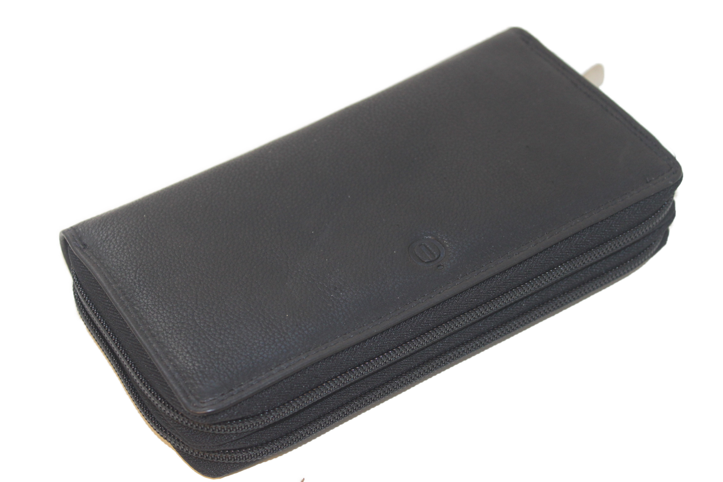 OI Dubbele rits portemonnee XL 405 Zwart