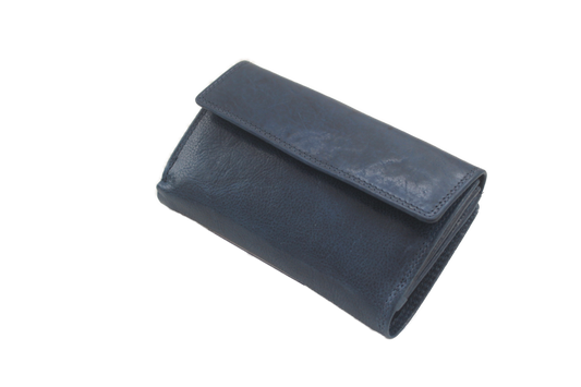 OI Damesportemonnee dubbel 296VI Blauw