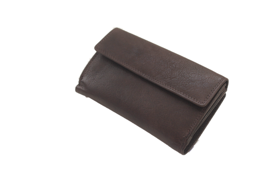 OI Damesportemonnee dubbel 296VI Bruin