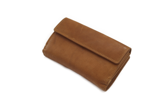 OI Damesportemonnee dubbel 296VI Geel