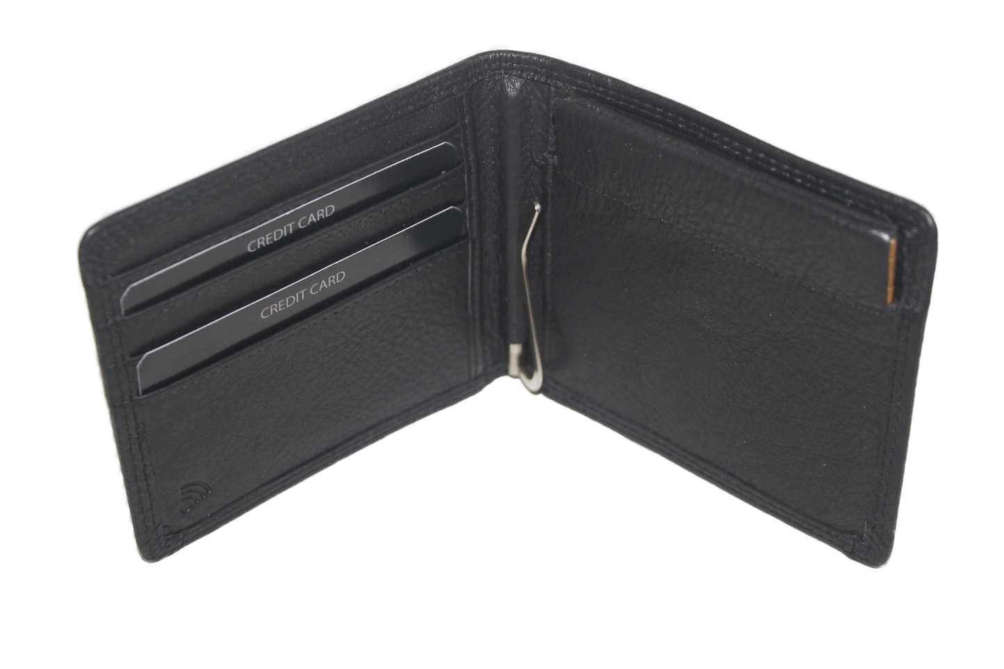 OI billfold Dollarclip creditcards / anti skim / zwart 170