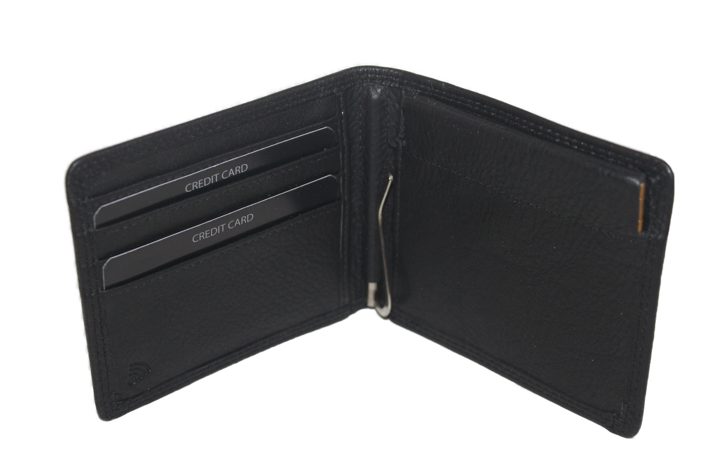 OI billfold Dollarclip creditcards / anti skim / zwart 170