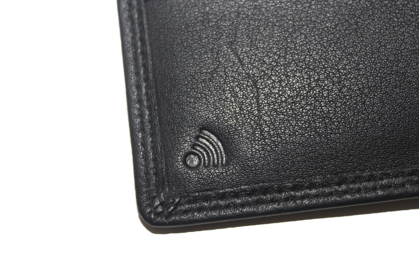 OI Heren portemonnee dun zwart/ RFID safe / Anti skim 113