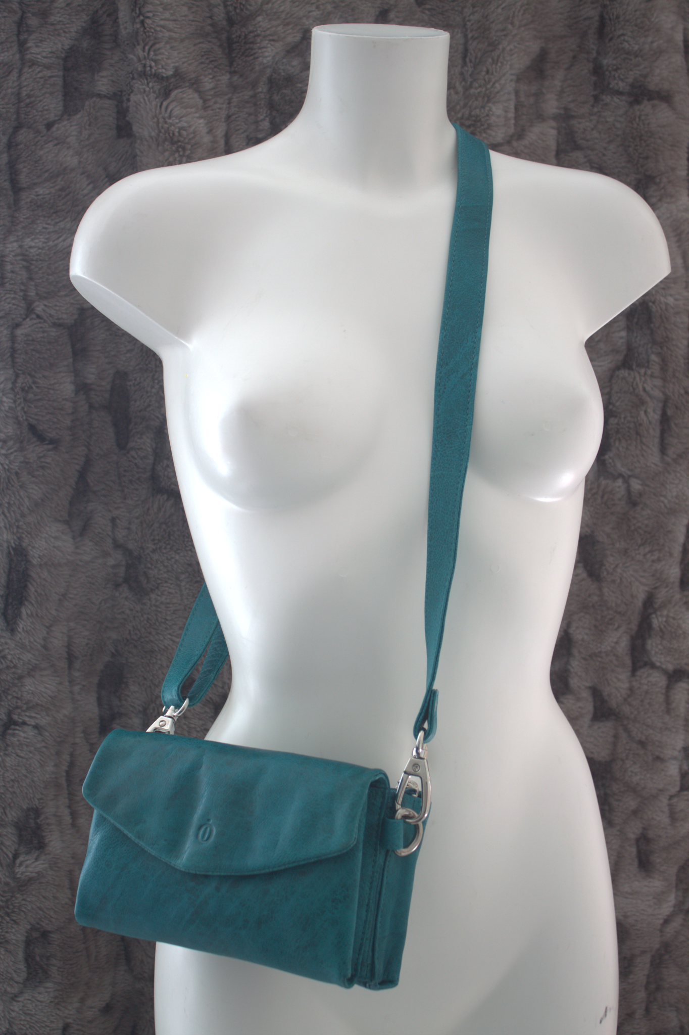Schoudertasje/ Festival Tasje/ Crossbody bag 472 Turquoise