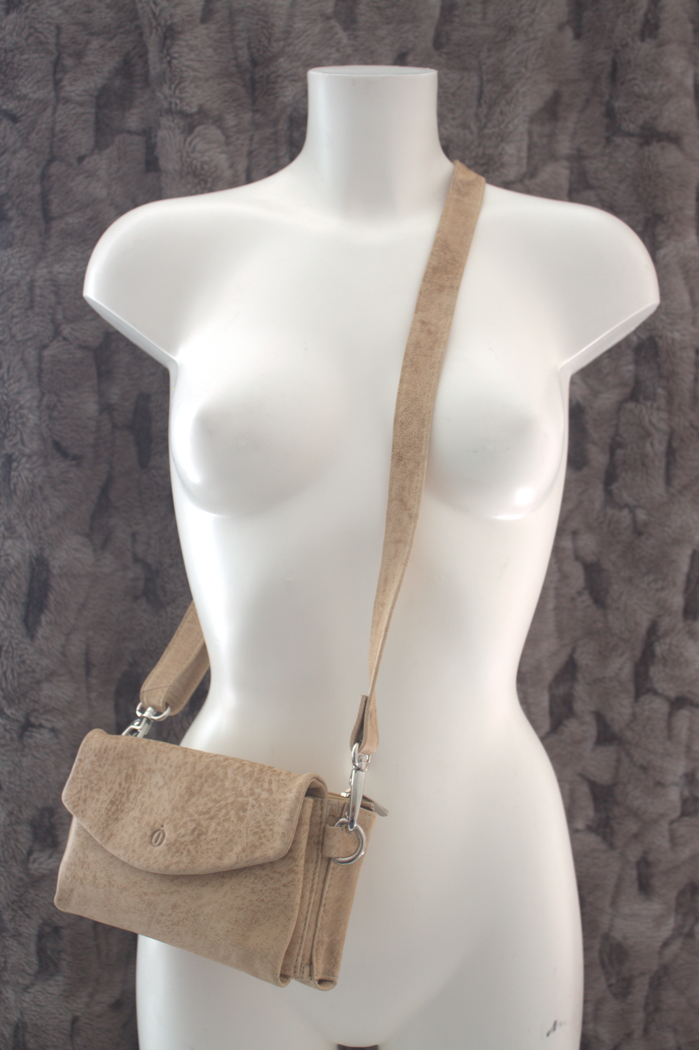 Schoudertasje/ Festival Tasje/ Crossbody bag 472 Latte