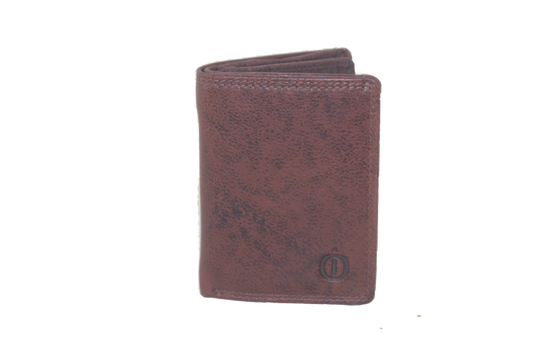 Creditcard houder / Pasjeshouder met ruimte voor kleingeld en biljetten. Bruin 393