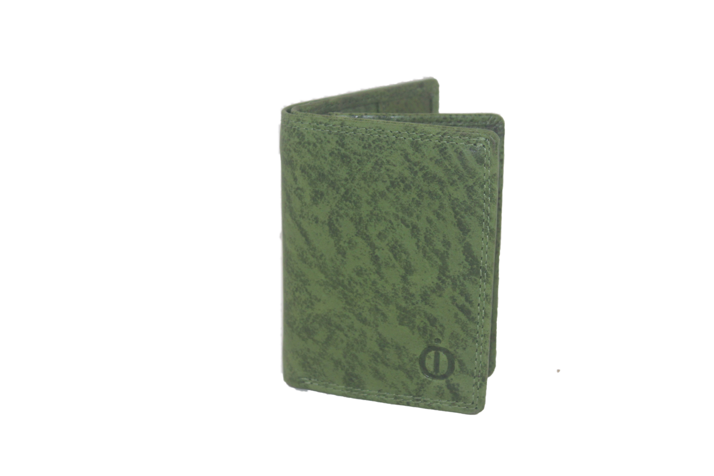 Creditcard houder / Pasjeshouder met ruimte voor kleingeld en biljetten. LT Green 393