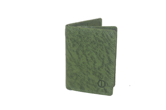 Creditcard houder / Pasjeshouder met ruimte voor kleingeld en biljetten. LT Green 393