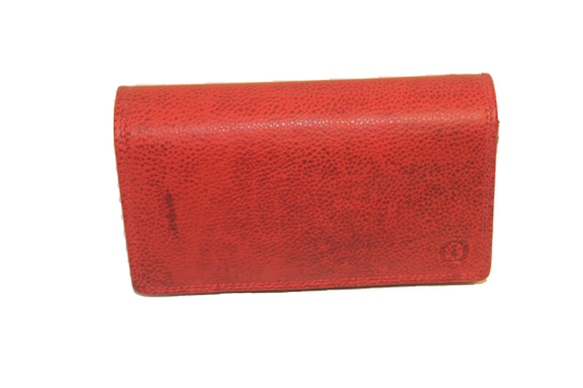 OI Europortemonnee/ overslag beurs / lange harmonica beurs voor dames / skim veilig / rood /red 214Rood