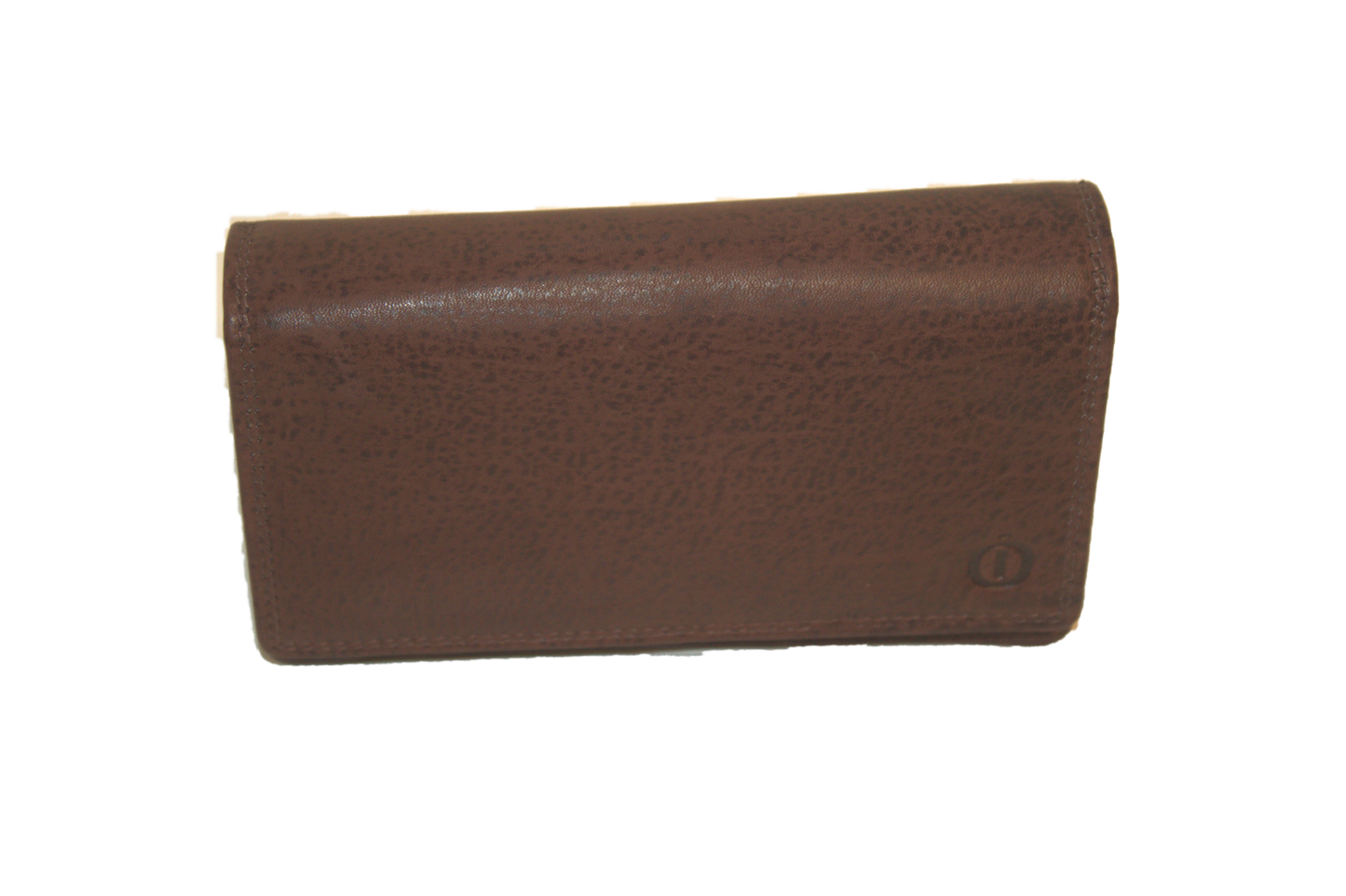 OI Europortemonnee/ overslag beurs / lange harmonica beurs voor dames / skim veilig / bruin / brown214 Bruin