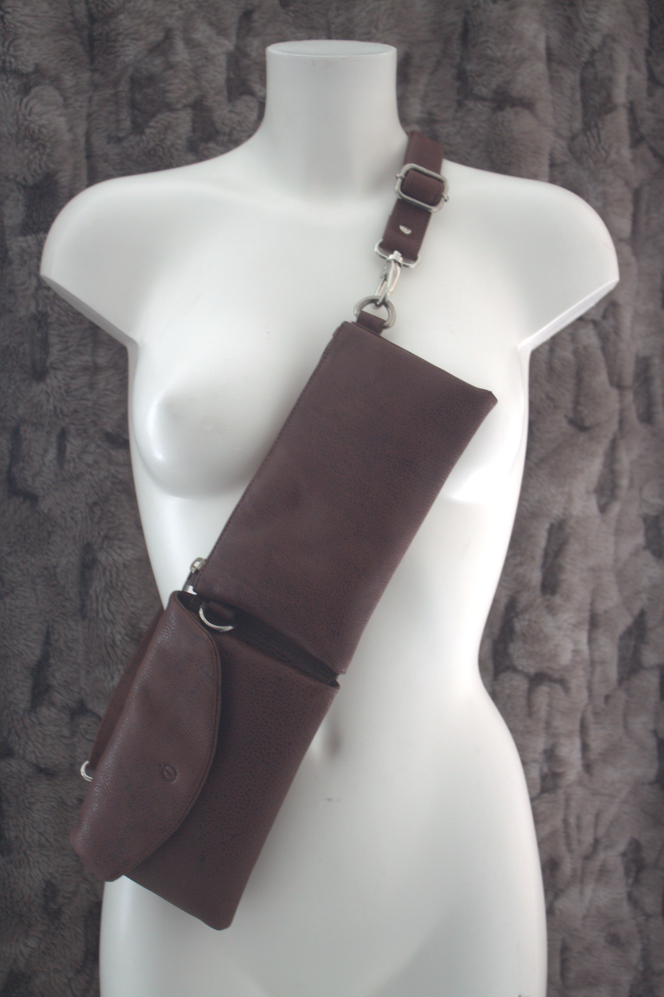 Schoudertasje/ Festival Tasje/ Crossbody bag 472 Bruin
