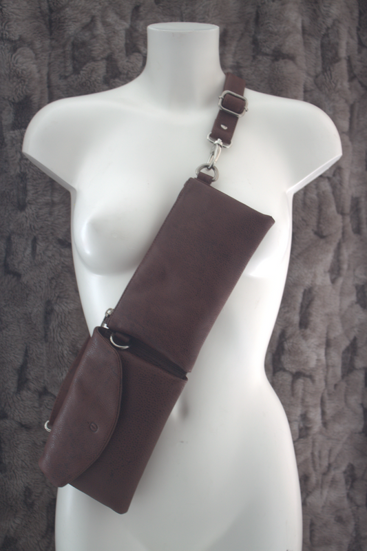 Schoudertasje/ Festival Tasje/ Crossbody bag 472 Bruin