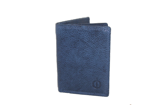 Creditcard houder / Pasjeshouder met ruimte voor kleingeld en biljetten. Navy Blue 393