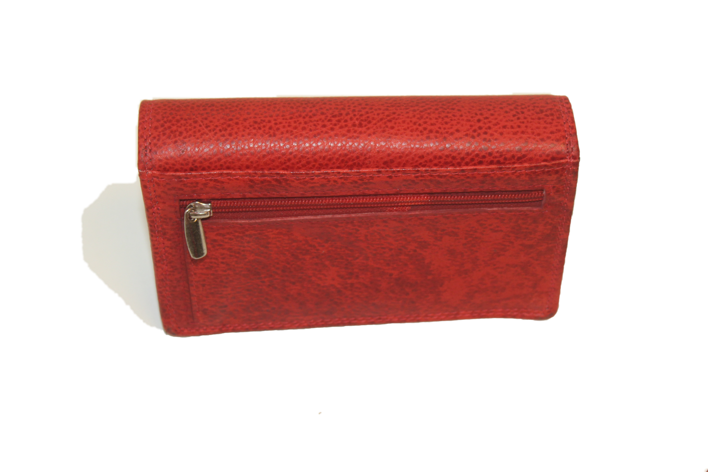 OI Europortemonnee/ overslag beurs / lange harmonica beurs voor dames / skim veilig / rood /red 214Rood