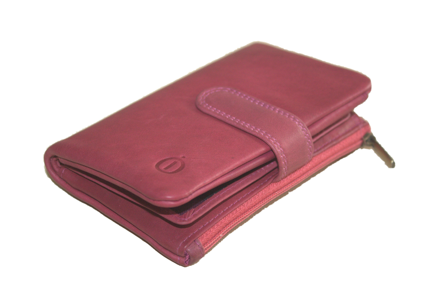 Dames portemonnee soft leder 721OW Fuchsia