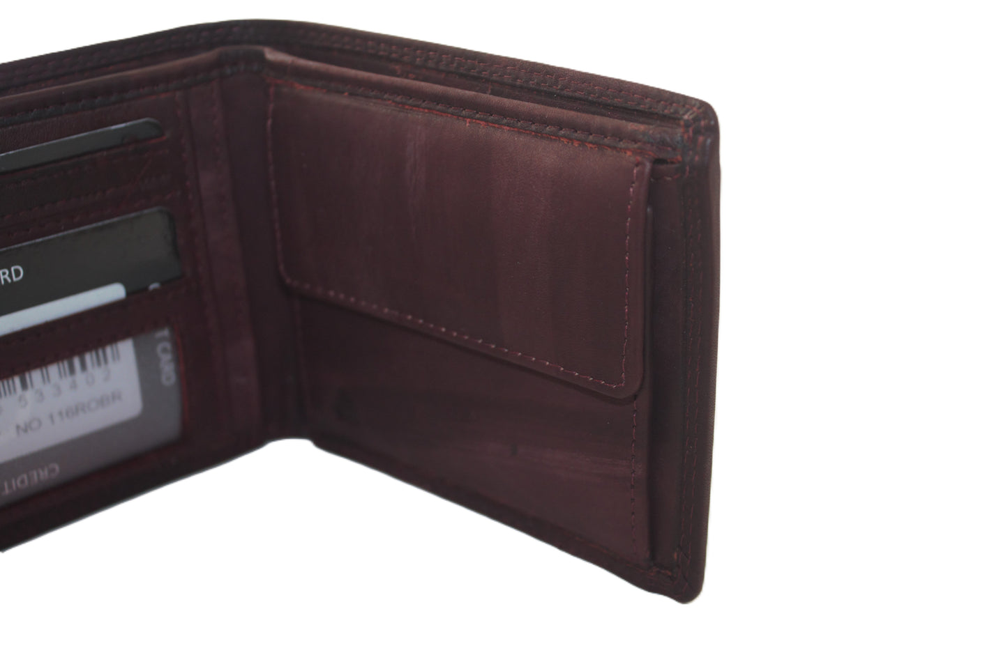 OI Billfold Laag 4 + 4 creditcards / anti skim / bordeaux 116ROBR
