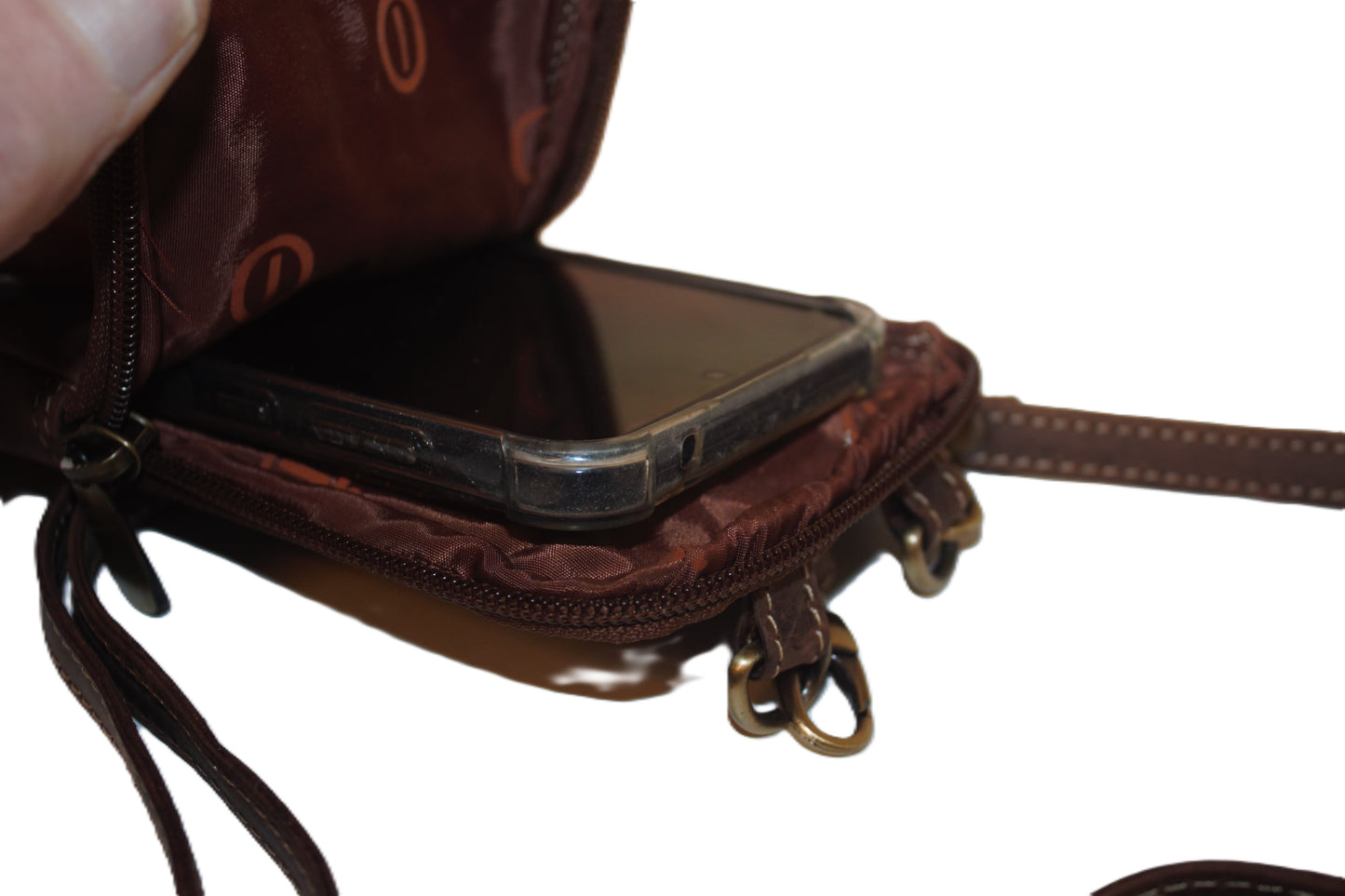 Telefoontasje met rits / mobiel tasje/ tasje voor mobiel met rits 585H