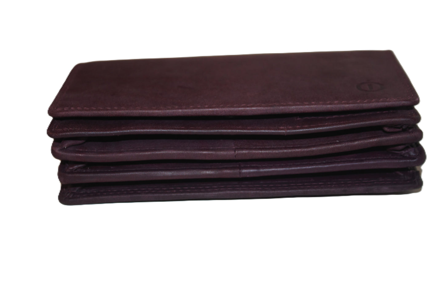OI Europortemonnee / lange harmonica beurs voor dames / skim veilig / Bordeaux Aubergine 214ROBR