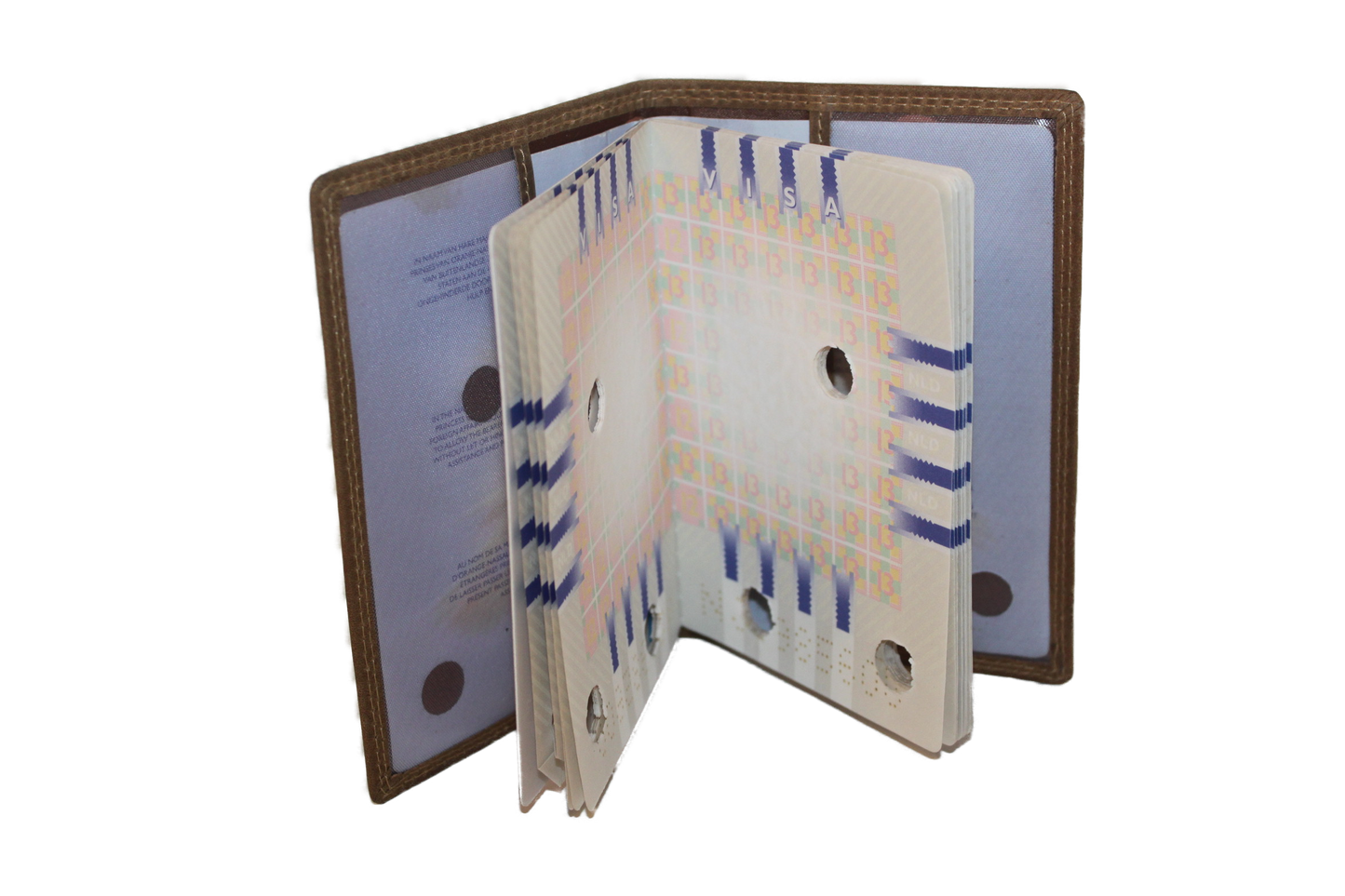 OI Paspoort mapje etui / zwart 157