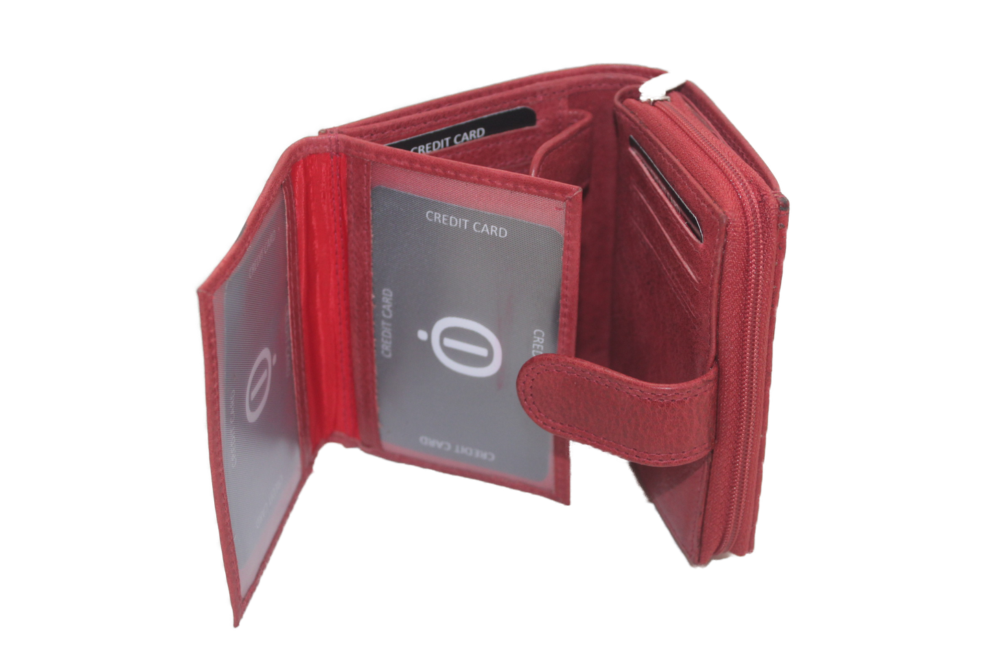 OI Rits portemonnee Klein 294VI Rood