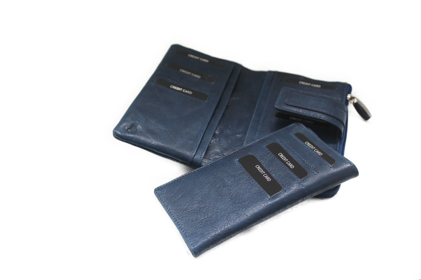 OI Damesportemonnee soft 453VI Blauw