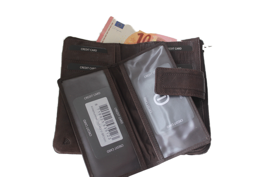 OI Damesportemonnee soft 453VI Bruin