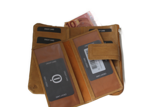 OI Damesportemonnee soft 453VI Geel