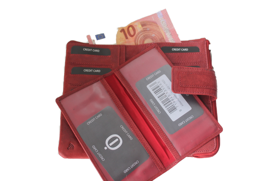 OI Damesportemonnee soft 453VI Rood